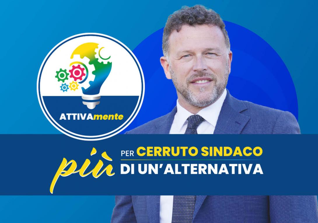 Federico Cerruto Sindaco e il logo di ATTIVAmente: più di un'alternativa